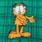 Mayoreo Hibobi x Garfield traje de pantalón y top de gato a cuadros con animales de dibujos animados de algodón para niño pequeño Verde 4-5 años