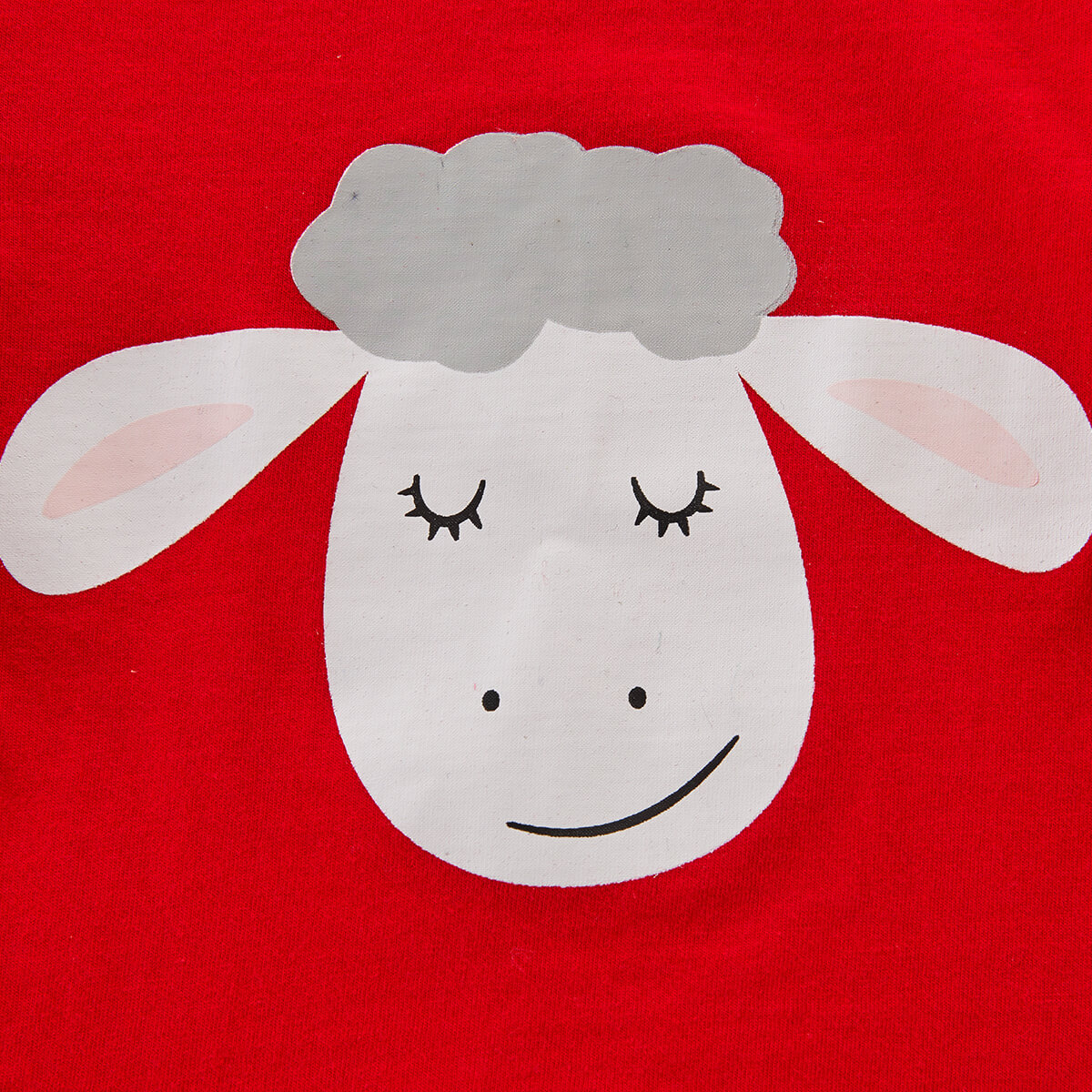 Mayoreo Baby Girl Sheep Print Top Suspender Pant de dos piezas Negro 12-18 M