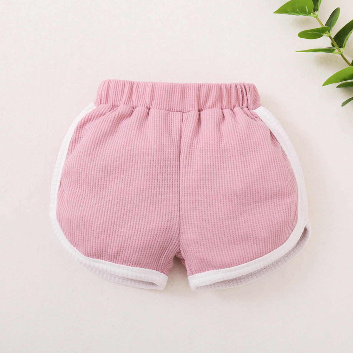 Mayoreo Conjunto de dos piezas de camiseta informal sólida para bebé niño Verde 12-18 M